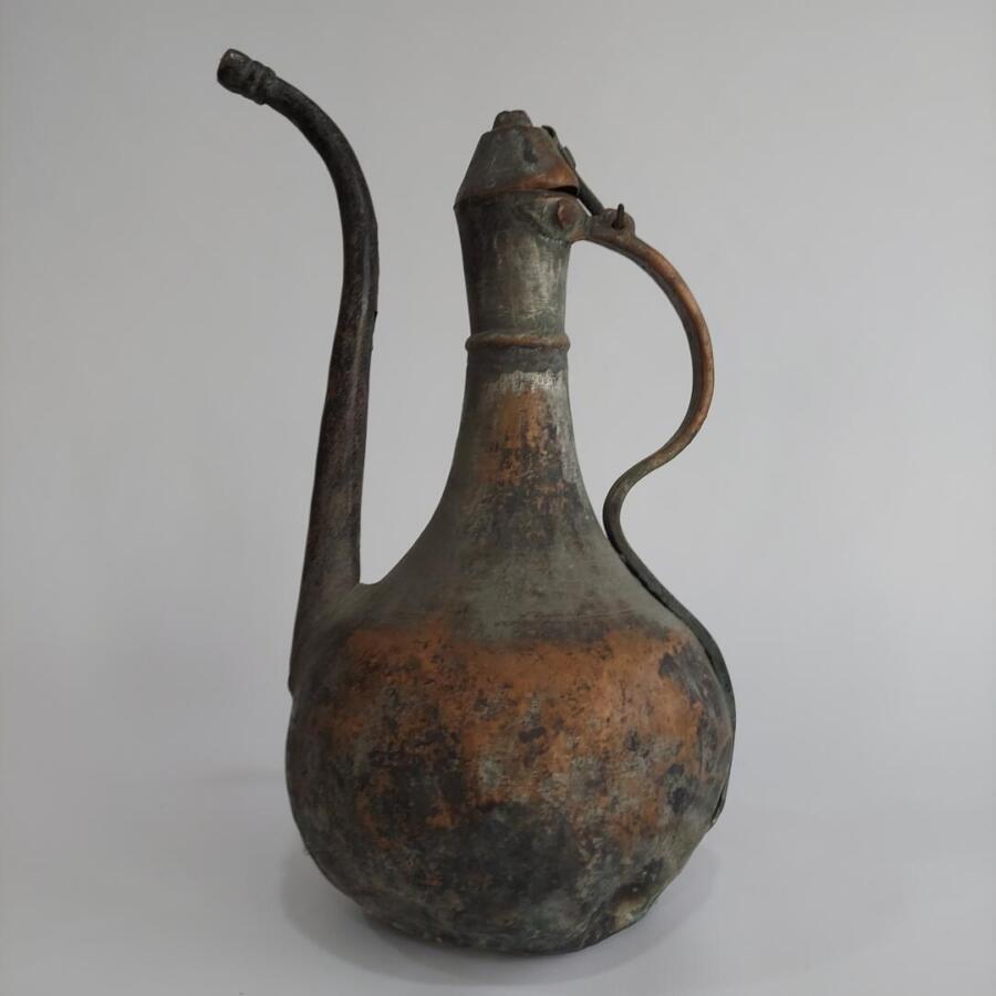 Antika Yaşlı Bakır İbrik