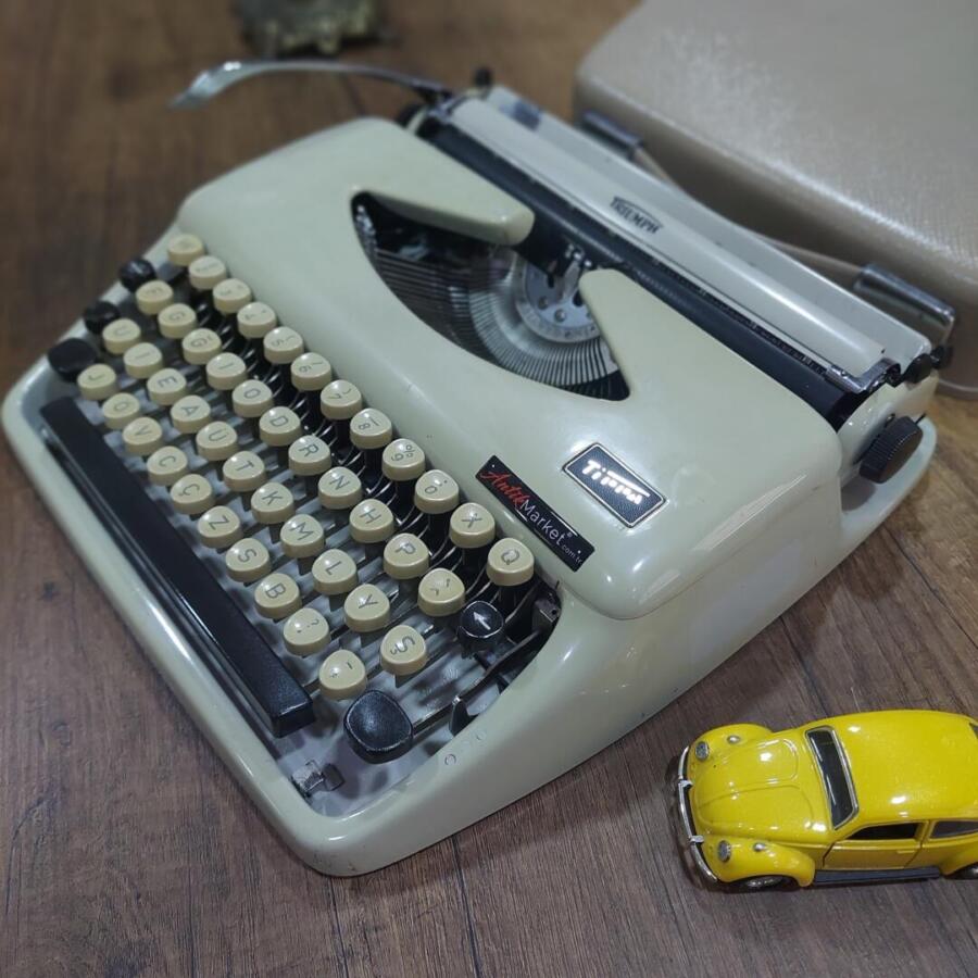 TRIUMPH Tippa çantalı efsane ingiliz daktilo 1961 model 