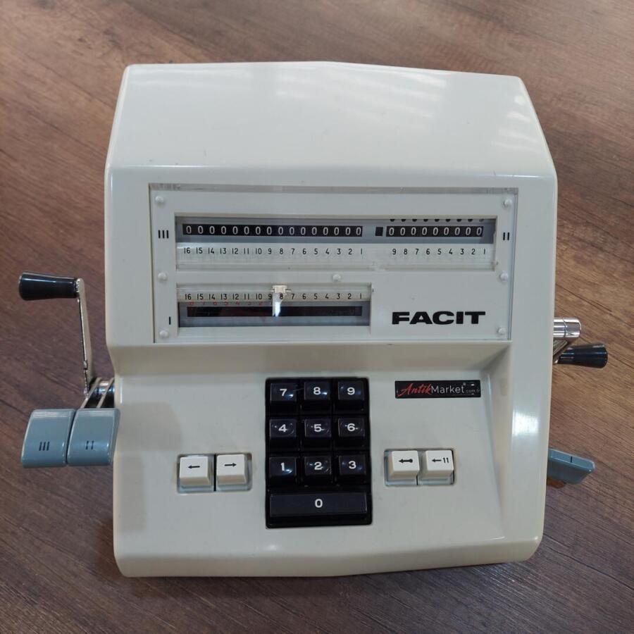 Facit Antika hesap makinesi 1 yıl garantili İsveç Malı