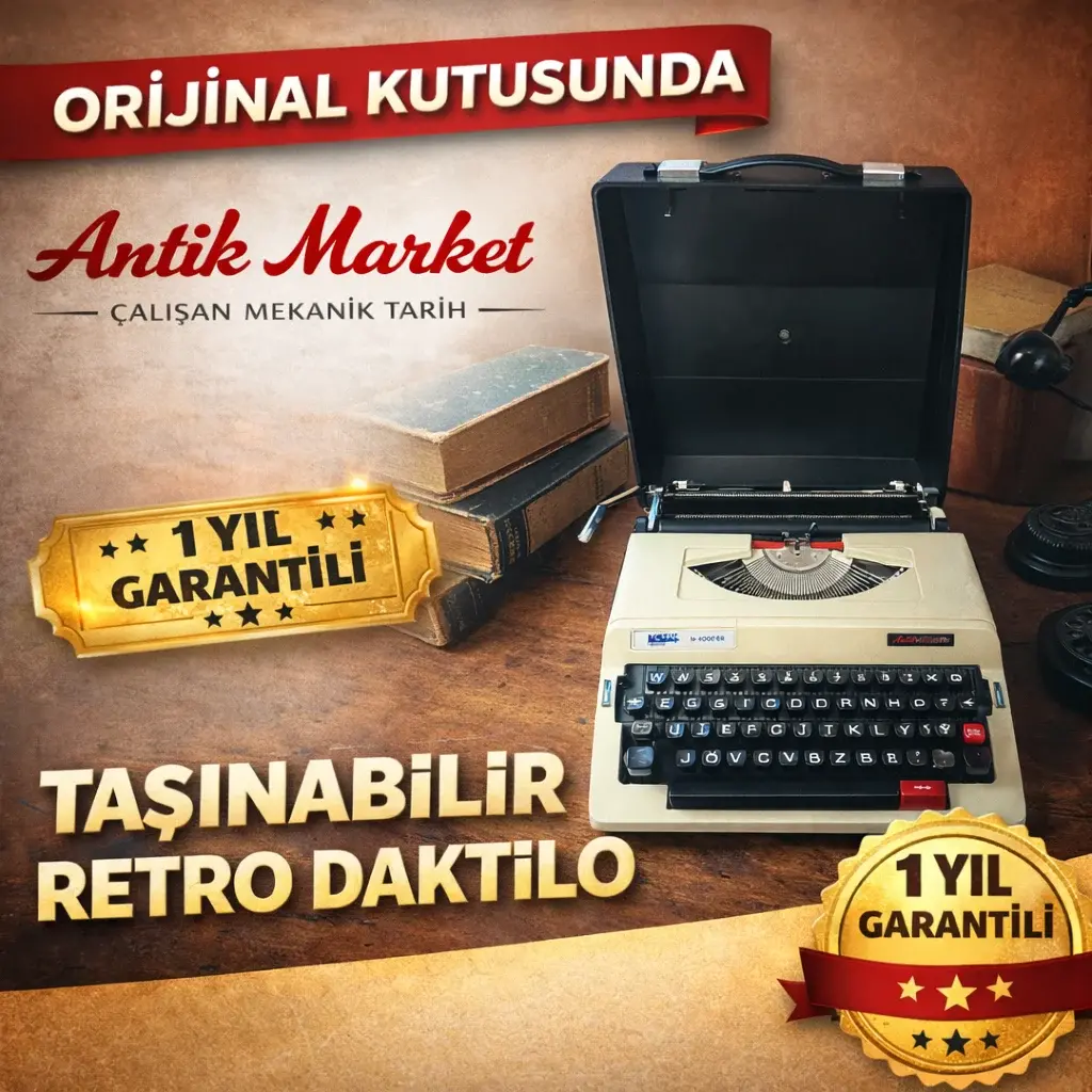 KOFAR N4000 TS–1 Yıl Garantili – Faturalı – Bakımları Yapılmış Antika Daktilo