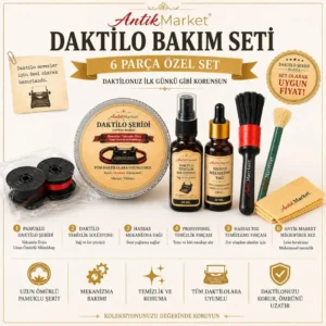 Daktilo Şeridi ve Bakım Seti 6 parça -KAMPANYADA
